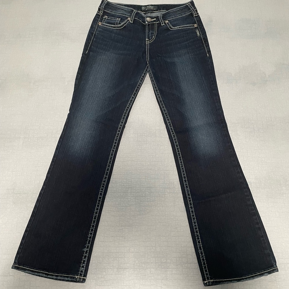 Silver Suki Jeans